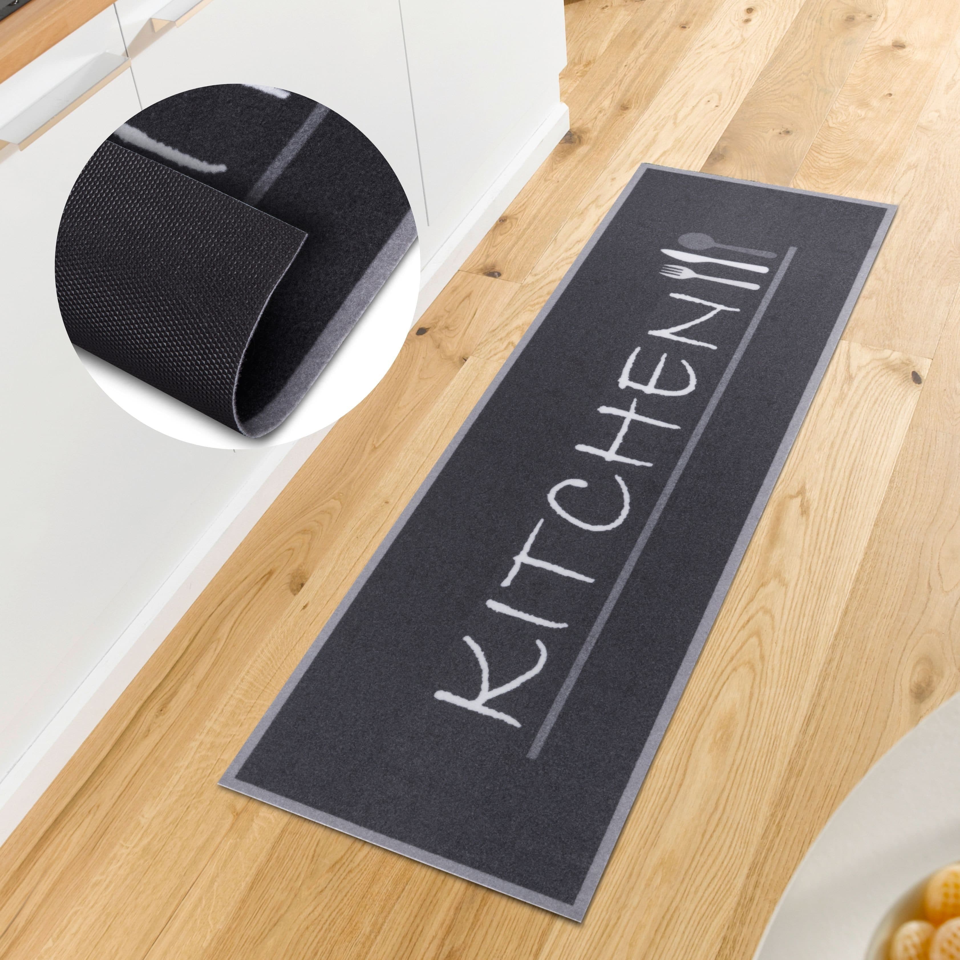 HANSE Home Küchenläufer Kitchen Cutlery | Schwarz