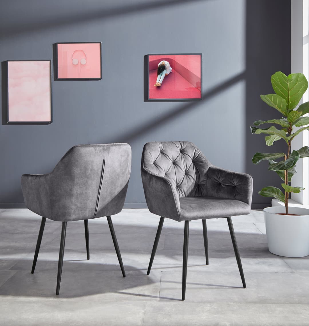 Hela Esszimmerstuhl Kira | Grau