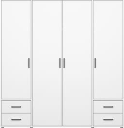 rauch VOYAGER Kleiderschrank | Weiß