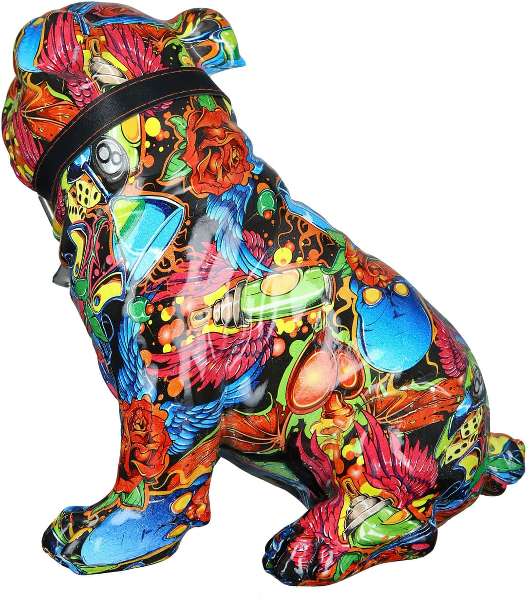 Casablanca by Gilde Tierfigur Mops Urban Graffiti | Mehrfarbig