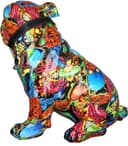 Casablanca by Gilde Tierfigur Mops Urban Graffiti | Mehrfarbig 4