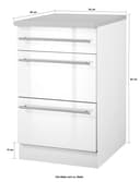 wiho Küchen Unterschrank Chicago | Beige 5