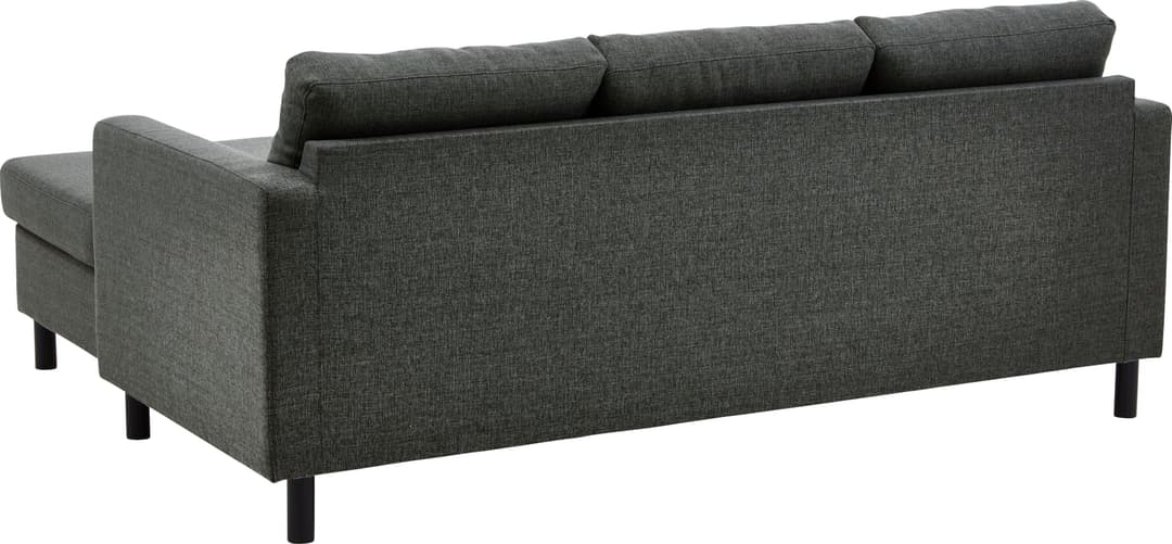 ATLANTIC home collection Ecksofa Tea L-Form | Grau