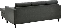 ATLANTIC home collection Ecksofa Tea L-Form | Grau