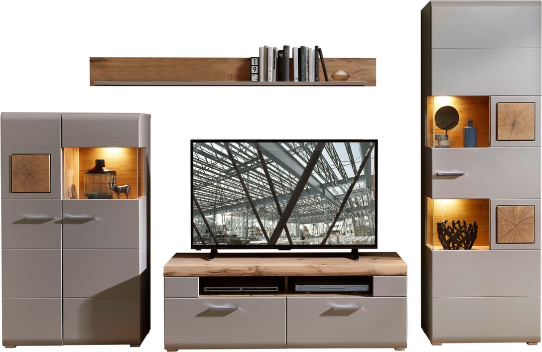 Innostyle Wohnwand FUN PLUS II | Grau