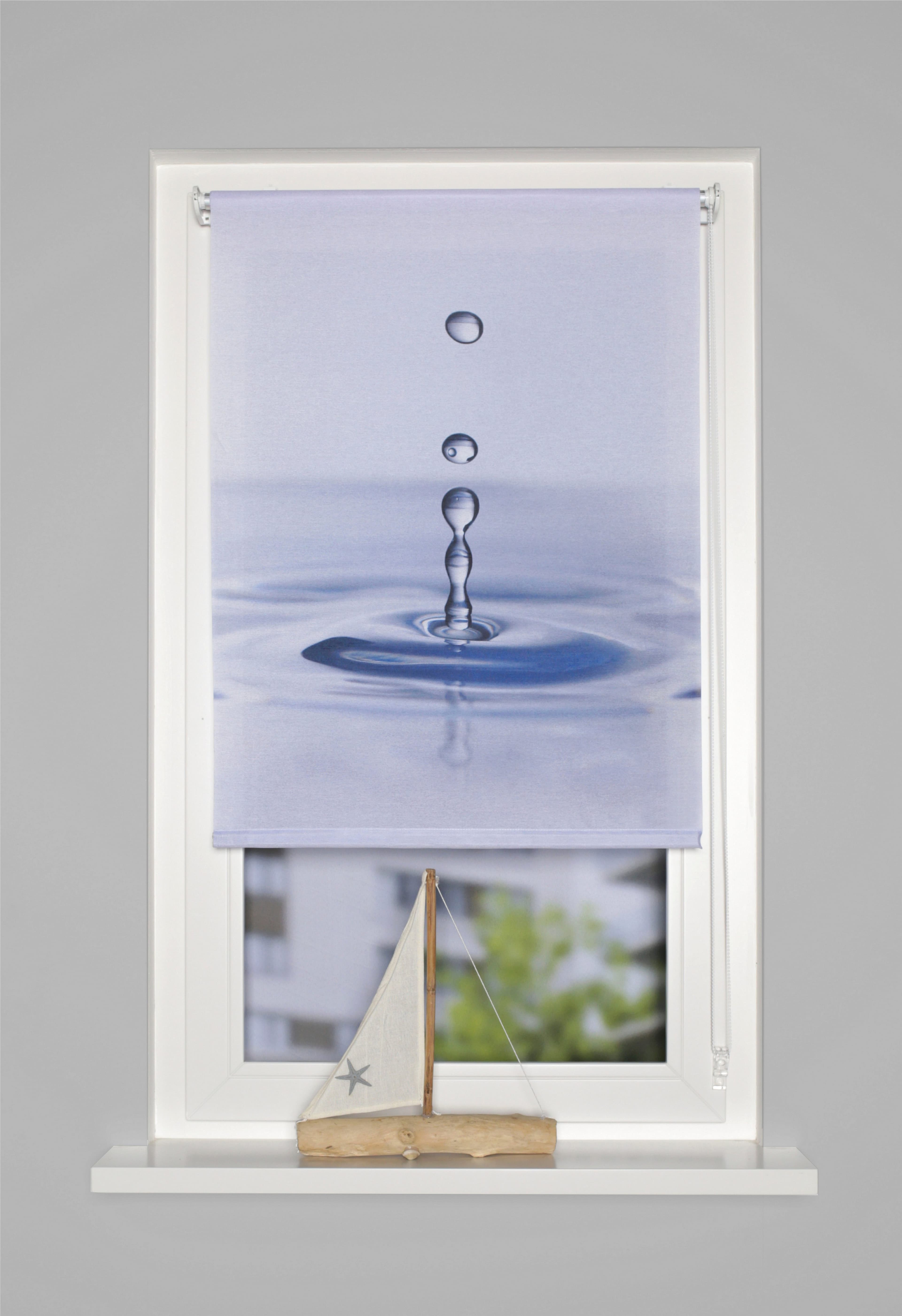 HOME WOHNIDEEN Raffrollo FARO | Blau
