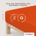Schlafgut CASUAL Spannbettlaken | Rot 2