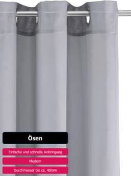 OTTO home Gardine XANA | Grau