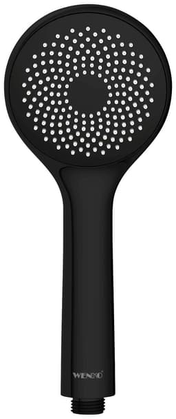 WENKO Handbrause Watersaving | Schwarz