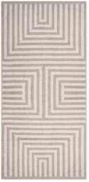 ROSS Duschtuch Grafik, Frottier | Beige 2