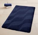Kleine Wolke Badematte Onda | Blau 2