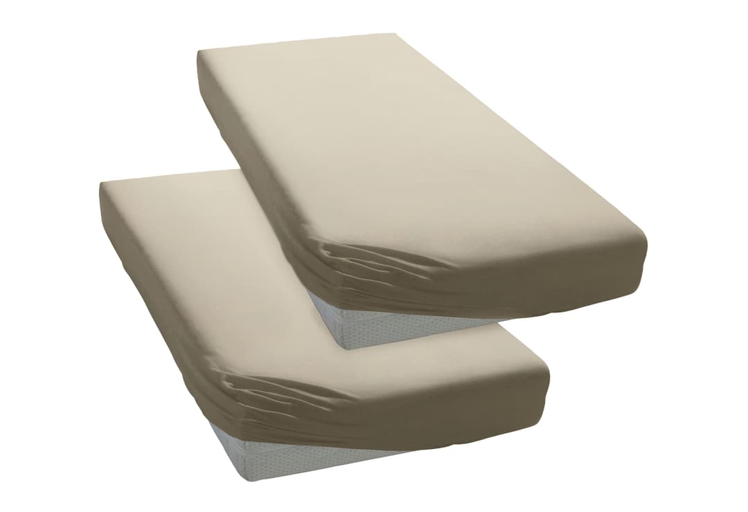 OTTO home Spannbettlaken PHYSALIS | Beige
