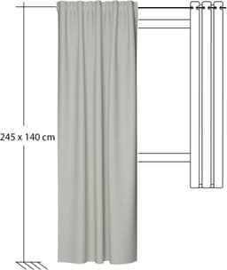 HOMING Vorhang Galdin | Beige