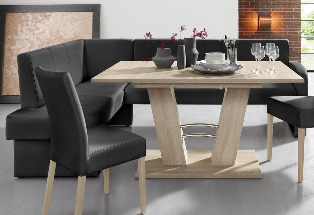 Home affaire Eckbank Umag | Schwarz