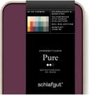 Schlafgut Spannbettlaken PURE Bio-Baumwolle | Lila 4