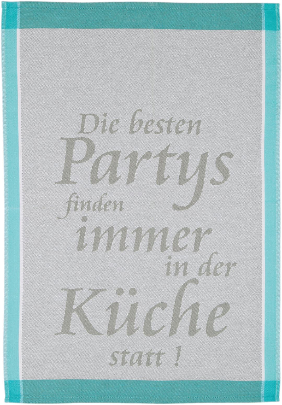 ROSS Geschirrtuch Die Besten Partys finden immer in der Küche statt!