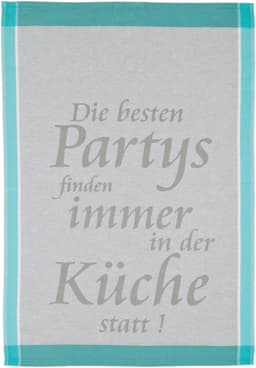 ROSS Geschirrtuch Die Besten Partys finden immer in der Küche statt!