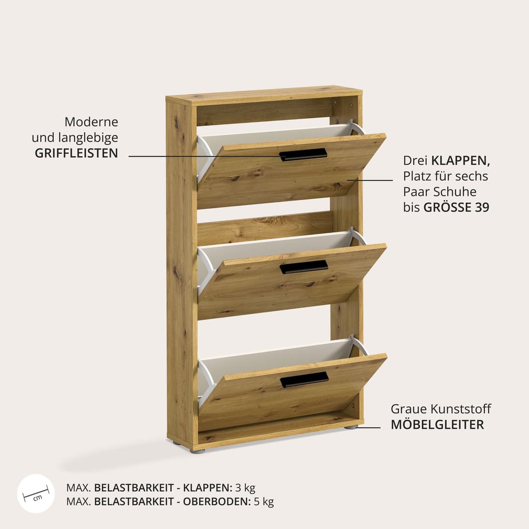 HBZ Sam Schuhkipper | Holztöne