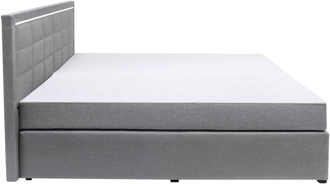 COLLECTION AB Boxspringbett 30 Jahre Jubiläums-Modell Athena | Grau