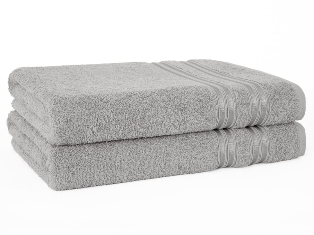 HAMMETEX Duschtuch 2er Set | Grau