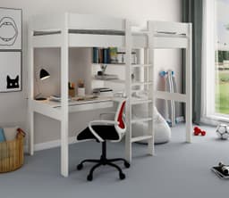 OTTO home Hochbett Stockbett "ROBIN" | Weiß
