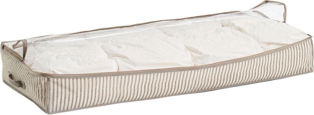 Zeller Present Aufbewahrungstasche Stripes (2-tlg) | Beige