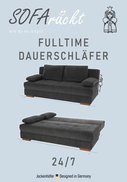 Jockenhöfer Gruppe Schlafsofa Calli | Grau