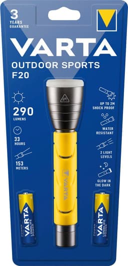 VARTA Outdoor Sports F20 Taschenlampe | Mehrfarbig