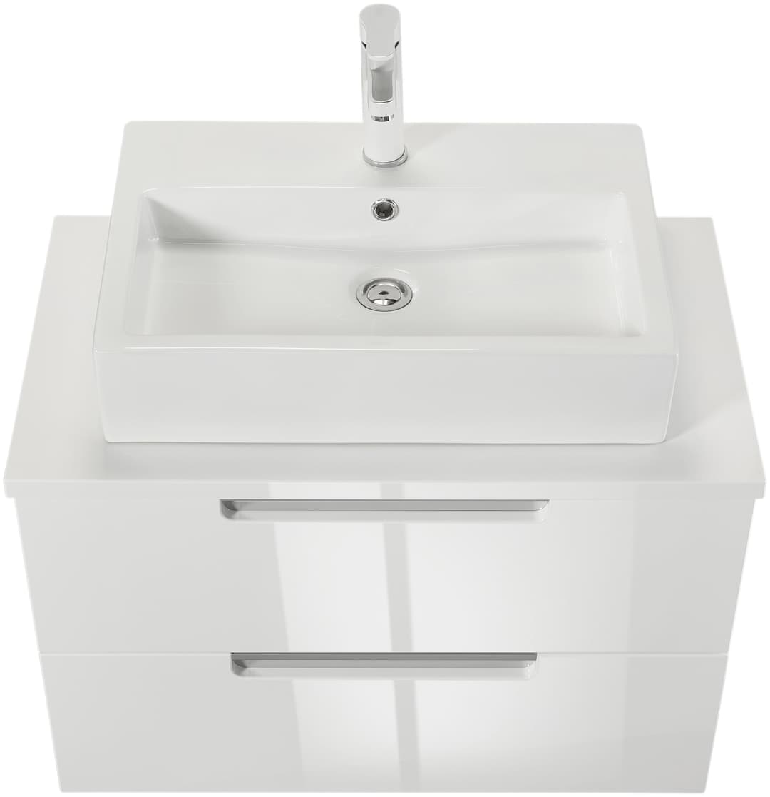 welltime Waschtisch Malibu, 80 cm Breite | Weiß