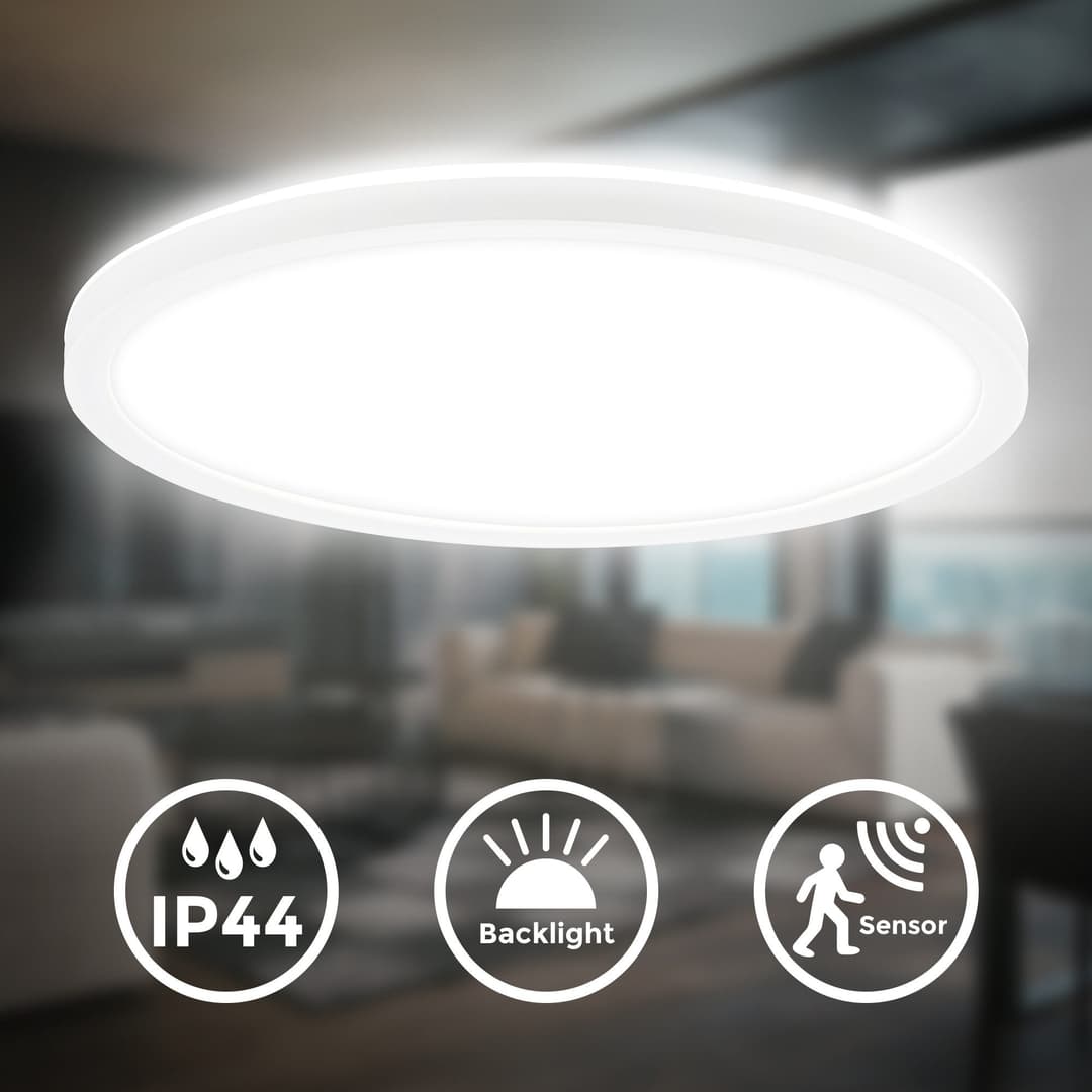 B.K.Licht LED Deckenleuchte BKL1604 | Weiß