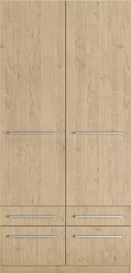 priess Kleiderschrank Barcelona | Holztöne