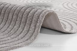 ELLE DECORATION Designteppich Panglao | Grau
