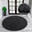 OTTO home Shaggy Teppich rund | Grau 2
