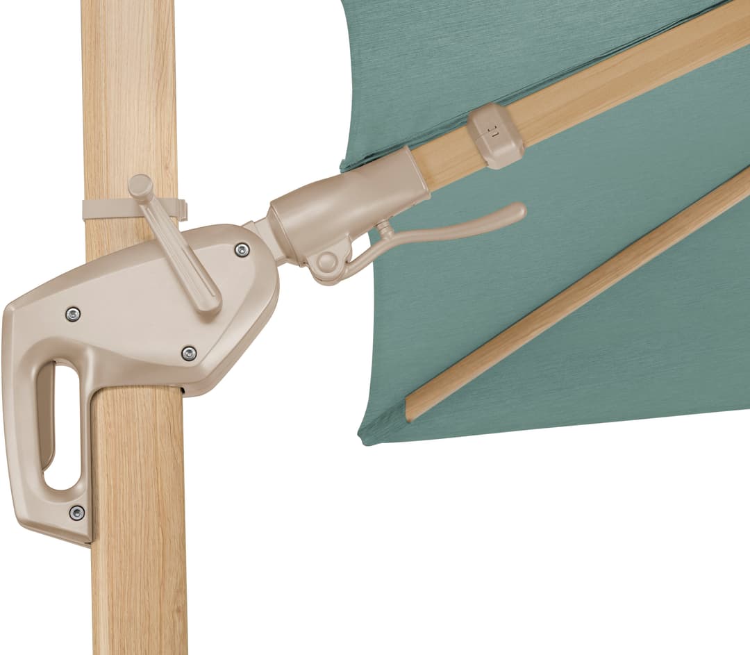 Schneider Schirme Ampelschirm »Rhodos Twist Loft« | Grün