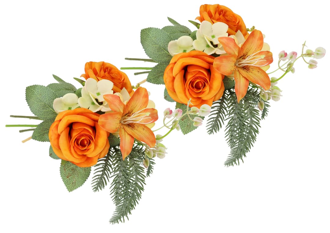 I.GE.A. Kunstblumen-Strauß | Orange