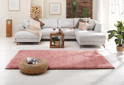 OTTO home Hochflor-Teppich Viva Shaggy | Rosa