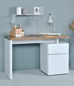 Jahnke Schreibtisch CU-LIBRE 122 | Weiß