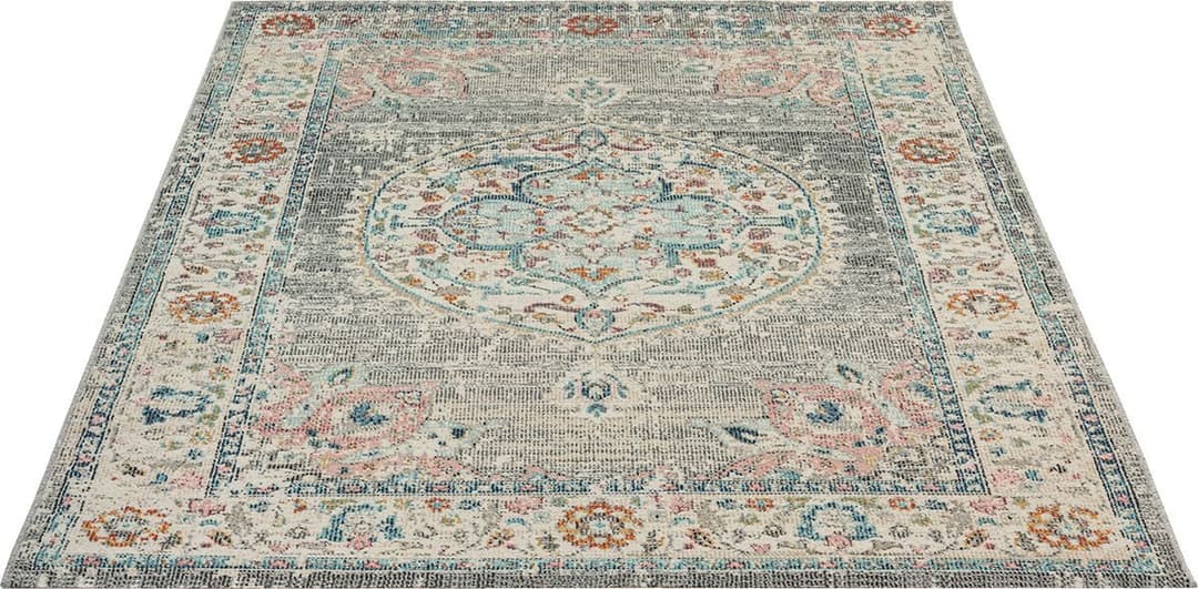 the carpet Teppich Palma | Grau