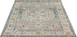 the carpet Teppich Palma | Grau