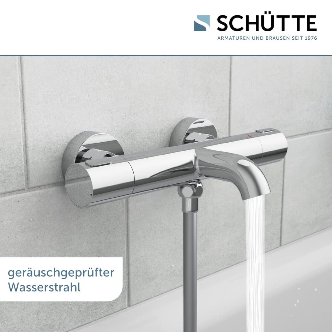 Schütte Wannenarmatur »LOS ANGELES« Thermostat Wannenfüllarmatur