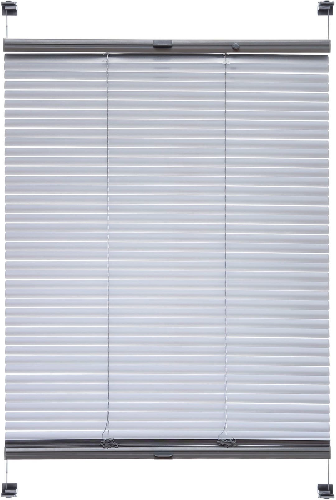 Liedeco Jalousie Klemmfix-Aluminiumjalousie | Silber