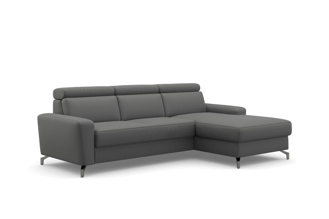 sit&more Ecksofa Scarlett L-Form | Grau