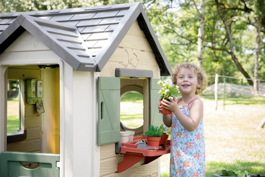 Smoby Spielhaus Smoby Life Garten | Mehrfarbig