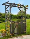 Promadino Rosenbogen Pergola Ben Set | Grau 3