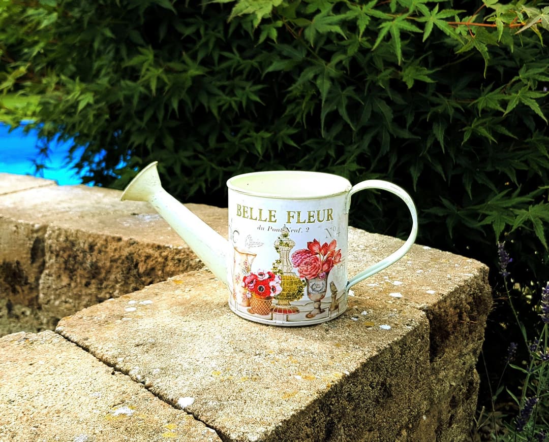 Ambiente Haus Gießkanne Fleur | Beige
