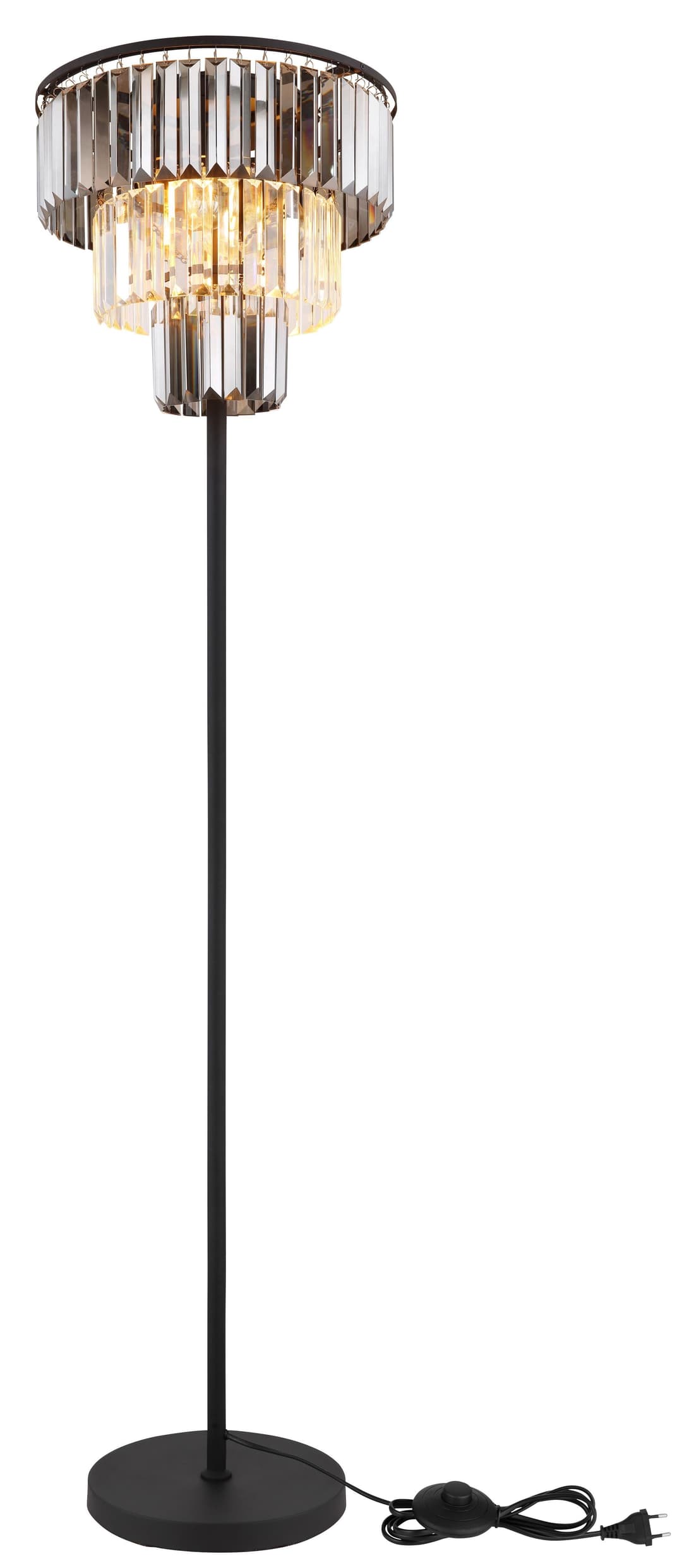 GLOBO LIGHTING Stehlampe NAXIS | Schwarz