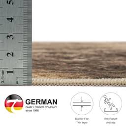 Gino Falcone Fellteppich Emilia | Braun