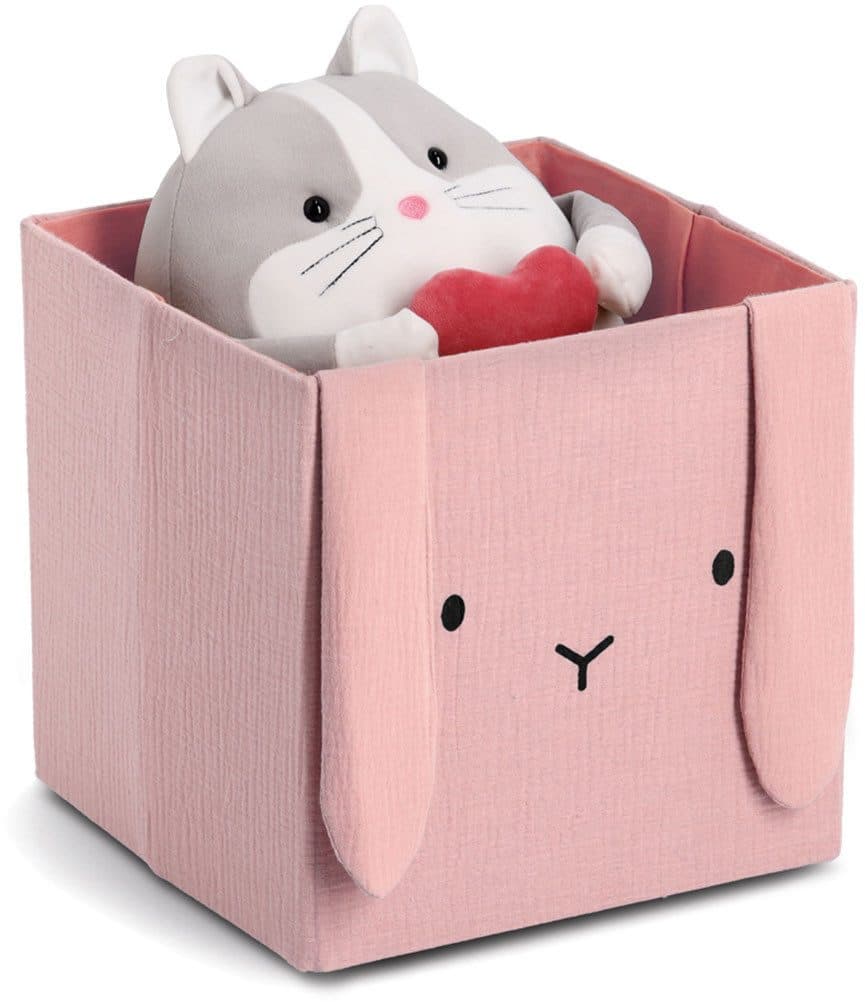 Zeller Present Aufbewahrungsbox Hase | Rosa