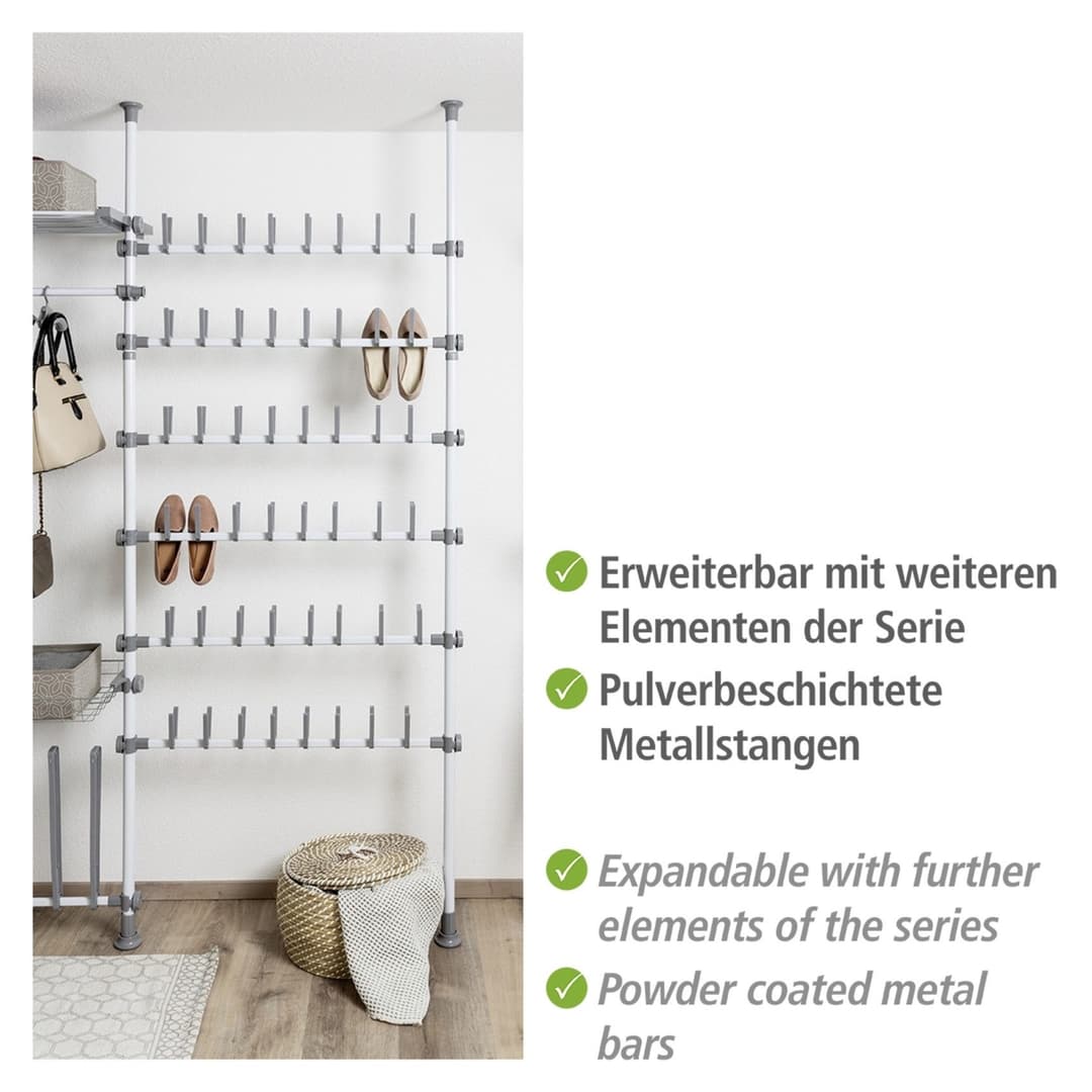 Wenko Teleskopregal Herkules | Weiß