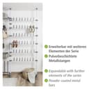 Wenko Teleskopregal Herkules | Weiß 4